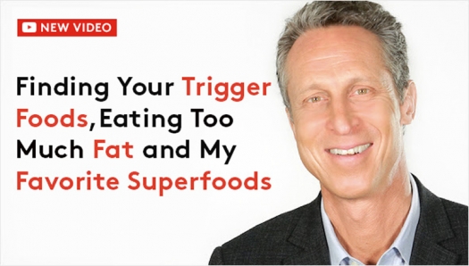 Photo of Dr. Hyman with text "Finding trigger foods"