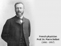 Portrait of Pierre Delbet, three-quarter length, standing, hands behind back, full face with beard
